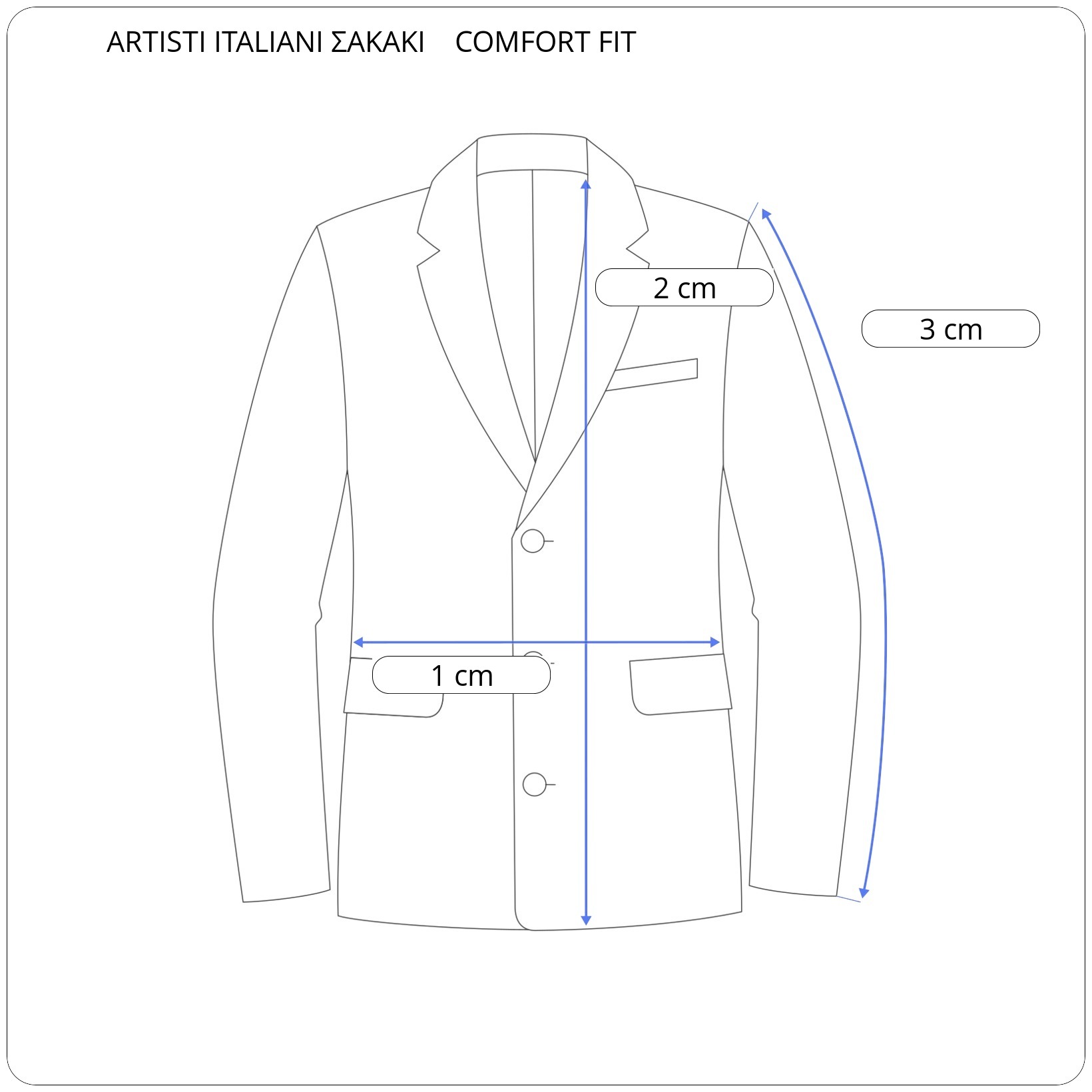 Ανδρικό Σακάκι Μπλε-Κάμελ Καρό Comfort Fit ARTISTI ITALIANI (23522/N01)