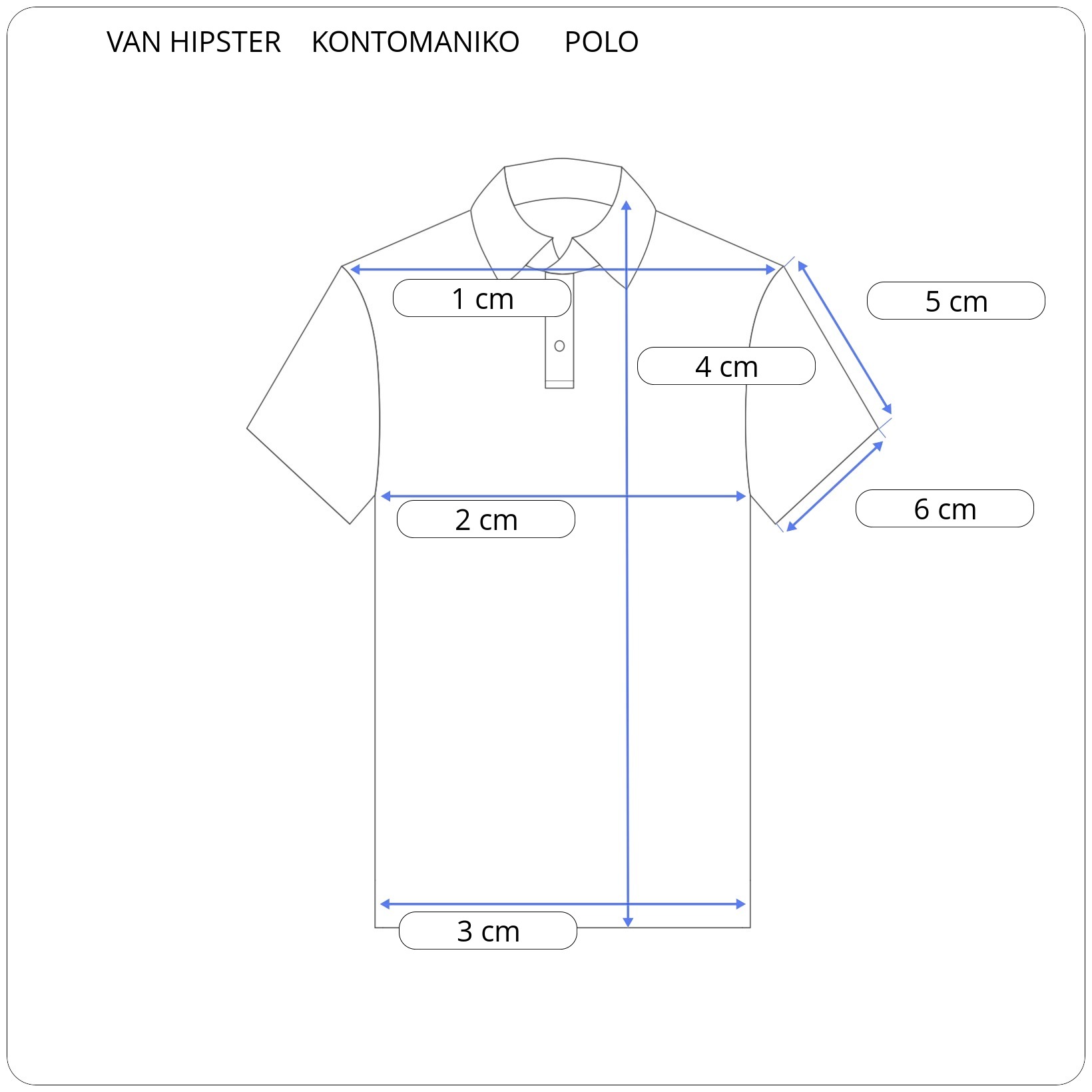 Ανδρικό Polo Μονόχρωμο Comfort Fit VAN HIPSTER (71890)