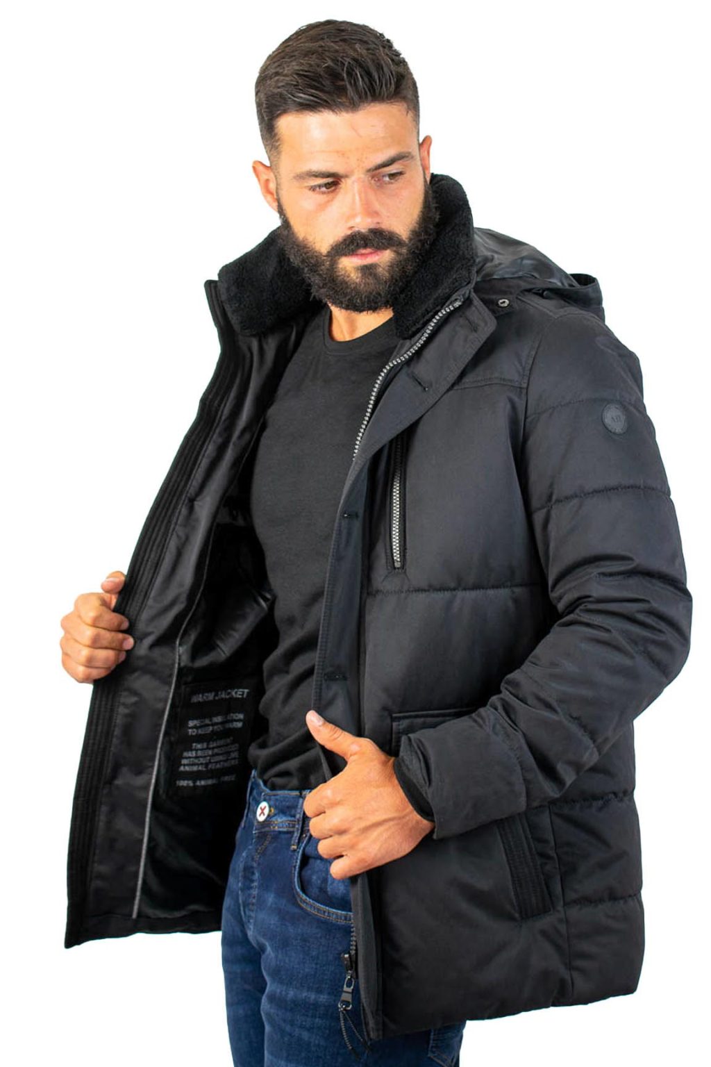 Ανδρικό Jacket ARTISTI ITALIANI 26390/249 Μαύρο