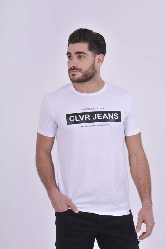 Ανδρική T-shirt Clever CT-21330 Λευκό