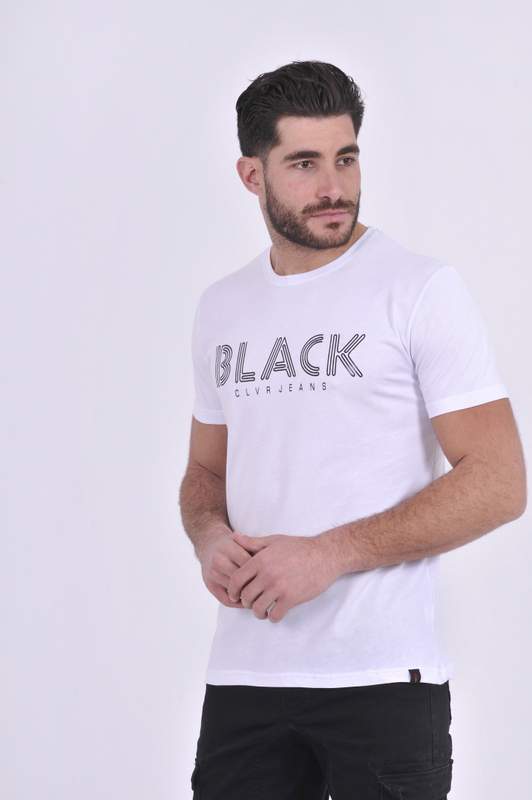 Ανδρική T-shirt Clever CT-21340 Λευκό