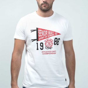 Ανδρικό T-Shirt SENIOR (1986) Λευκό