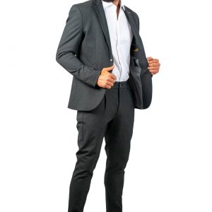 Ανδρικό Κοστούμι Slim Fit 1-302/119-2015 Μαύρο