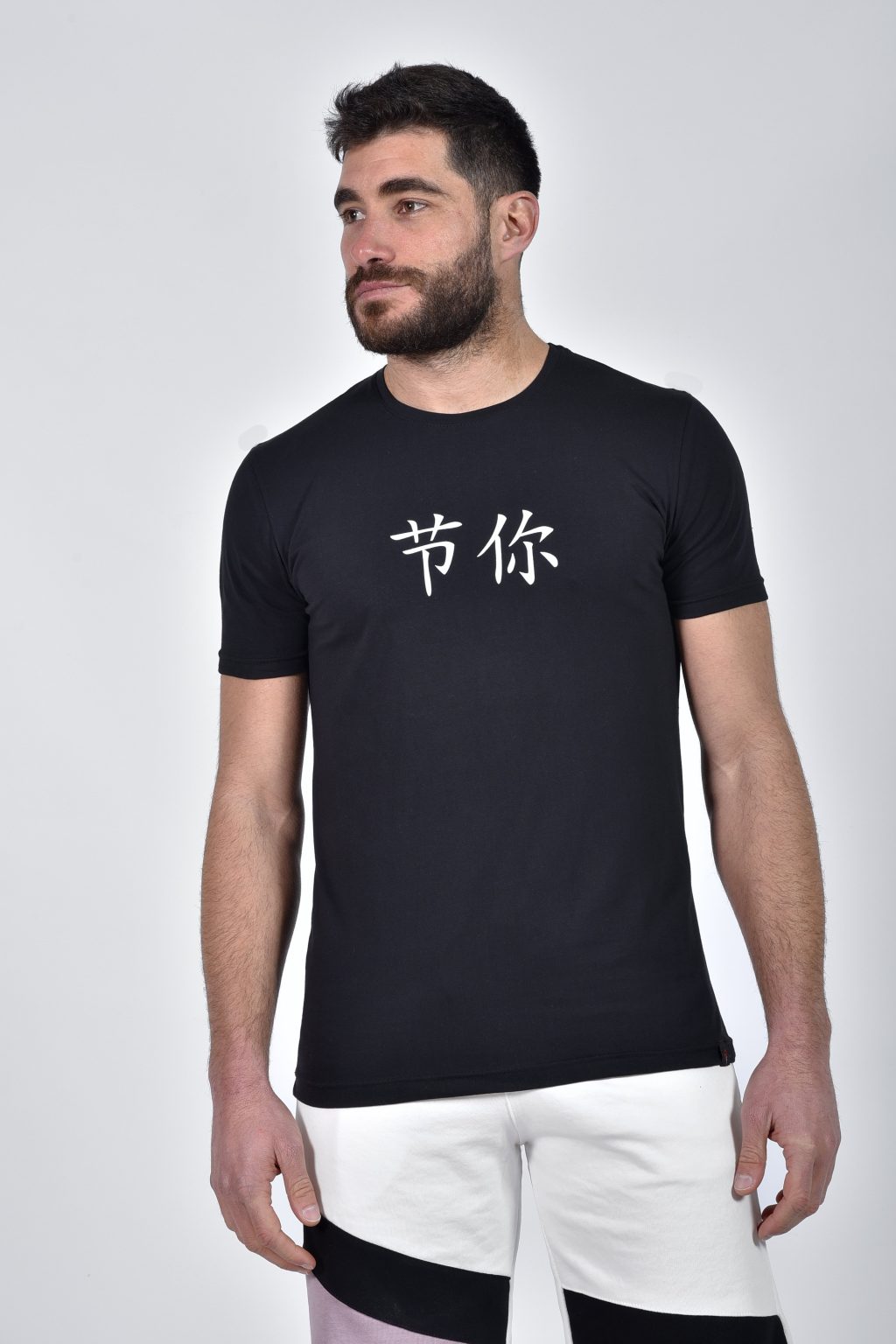 Ανδρικό T-shirt Με Στάμπα CLEVER (22220) Μαύρο